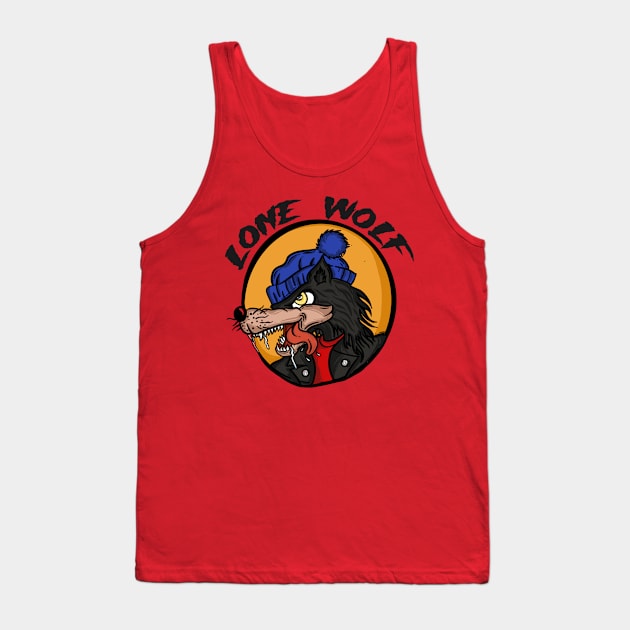 LONE WOLF Tank Top by depank